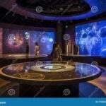 Premium Photo | Interactive museum exhibit drawing crowds of curious ...