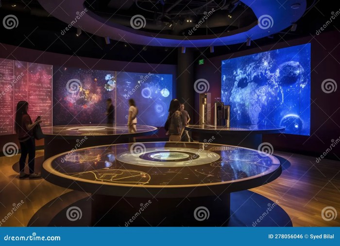 Premium Photo | Interactive museum exhibit drawing crowds of curious ...