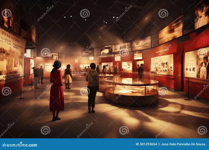 Interactive Museum Exhibits Highlighting The Stock Photography ...